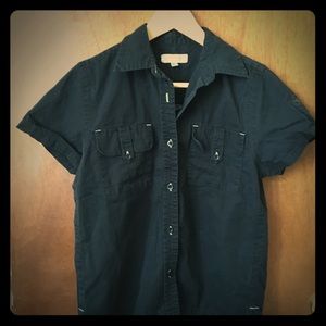 Vans Black Button down shirt